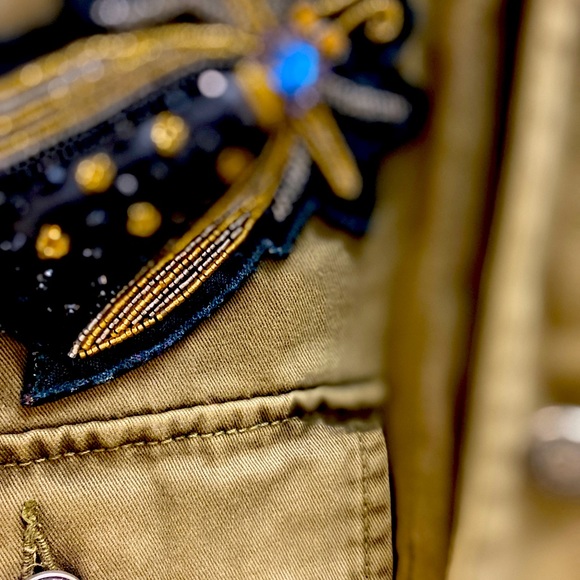 CINQ A SEPT MILITARY JACKET 💚 S - Picture 2 of 11